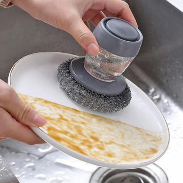 Kitchen Soap Dispensing Brush (Pack of 2)