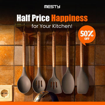 Non Stick Silicone Spatula Set | 5PC | 50% OFF