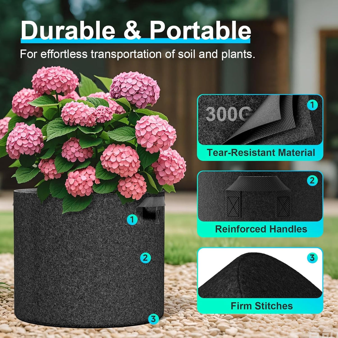 Geofabric Grow Bag for Planting